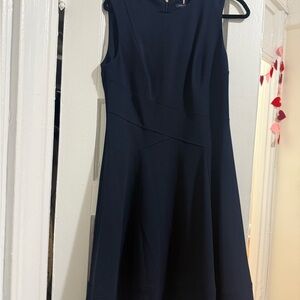 Tommy Hilfiger Navy Midi Dress